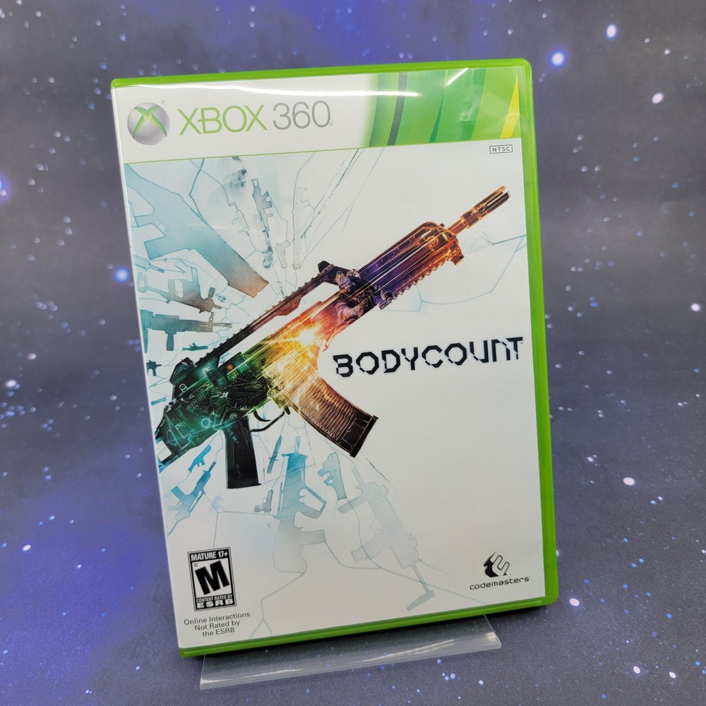Bodycount Xbox 360 Codemasters FPS Video Game Arcade Shooter NTSC